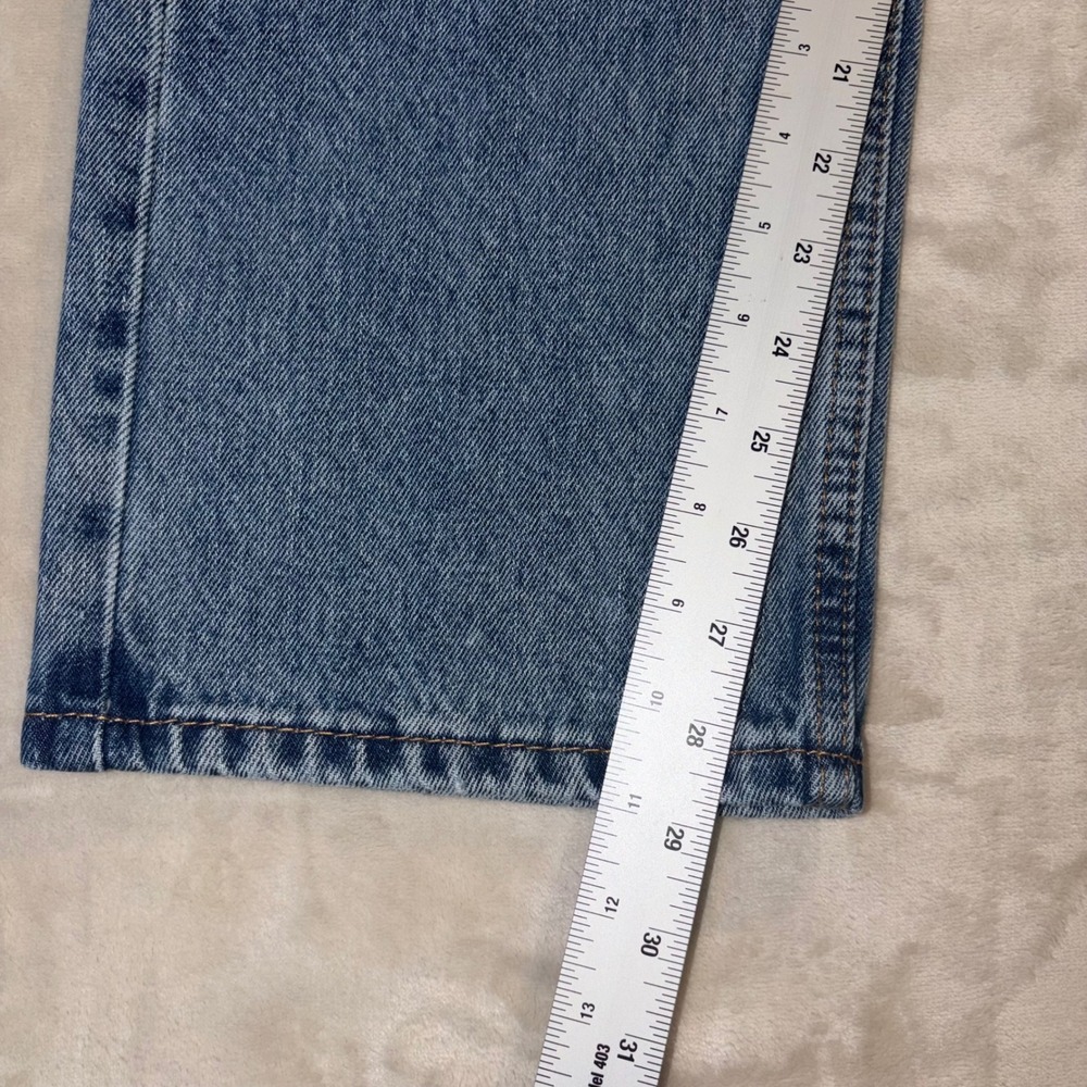 Levis 505 Regular Fit Straight Leg Jeans Blue Denim 34x29 00505-4834 - Picture 3 of 9